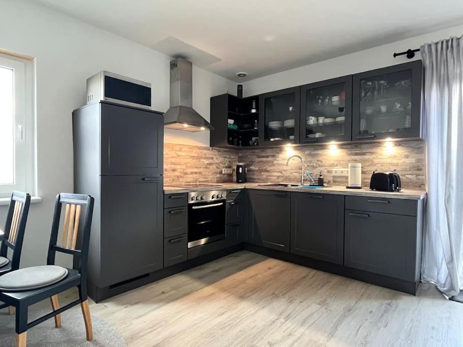 Appartement Buechensaal Mit Stellplatz Erlensee Exteriér fotografie
